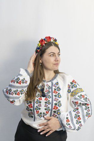 Жіноча вишиванка "Щаслива доля" гл5589-46 фото