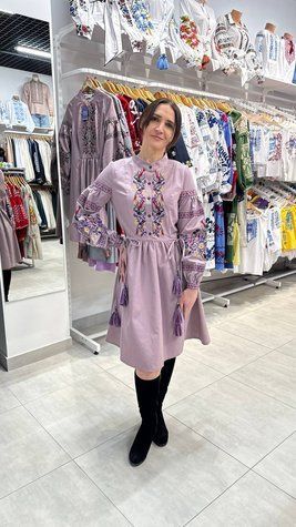 Пташині переспіви - жіноча сукня з вишивкою гл5381-50 фото